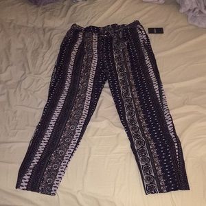 Ornate Patterned Forever 21 Soft Pants